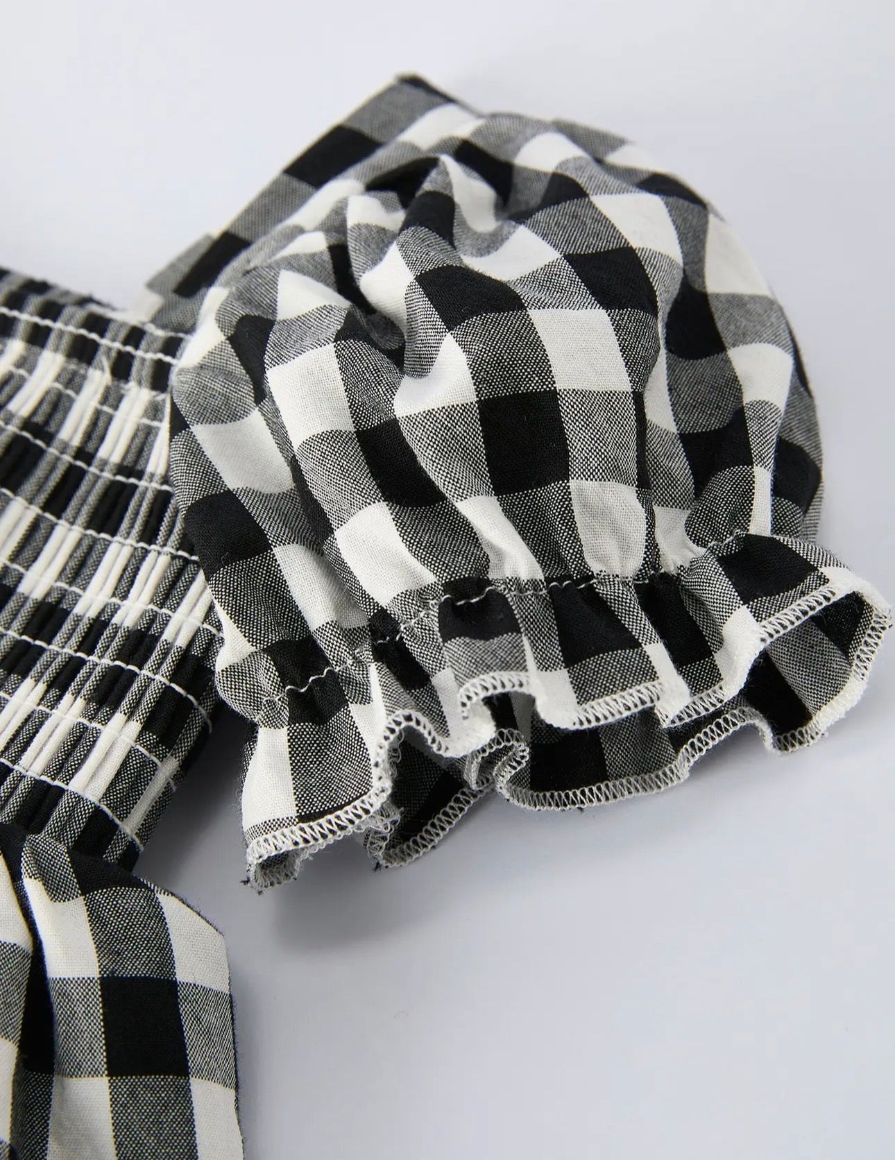 Plaid Girl Smocked Bloomer Set