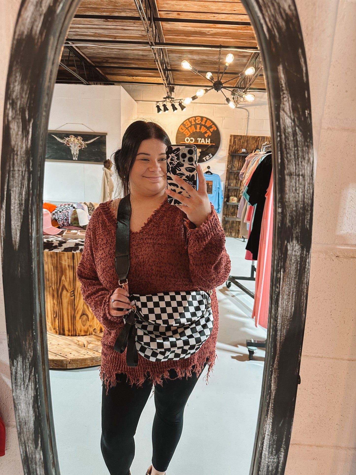Checkered Bum Bag