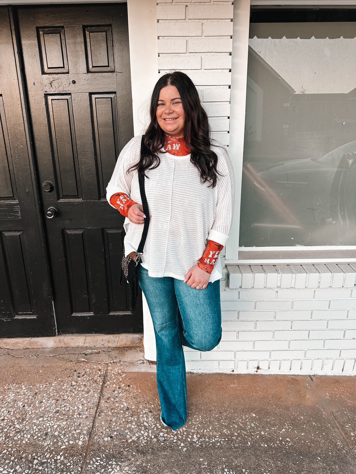 Risen Flare Jeans