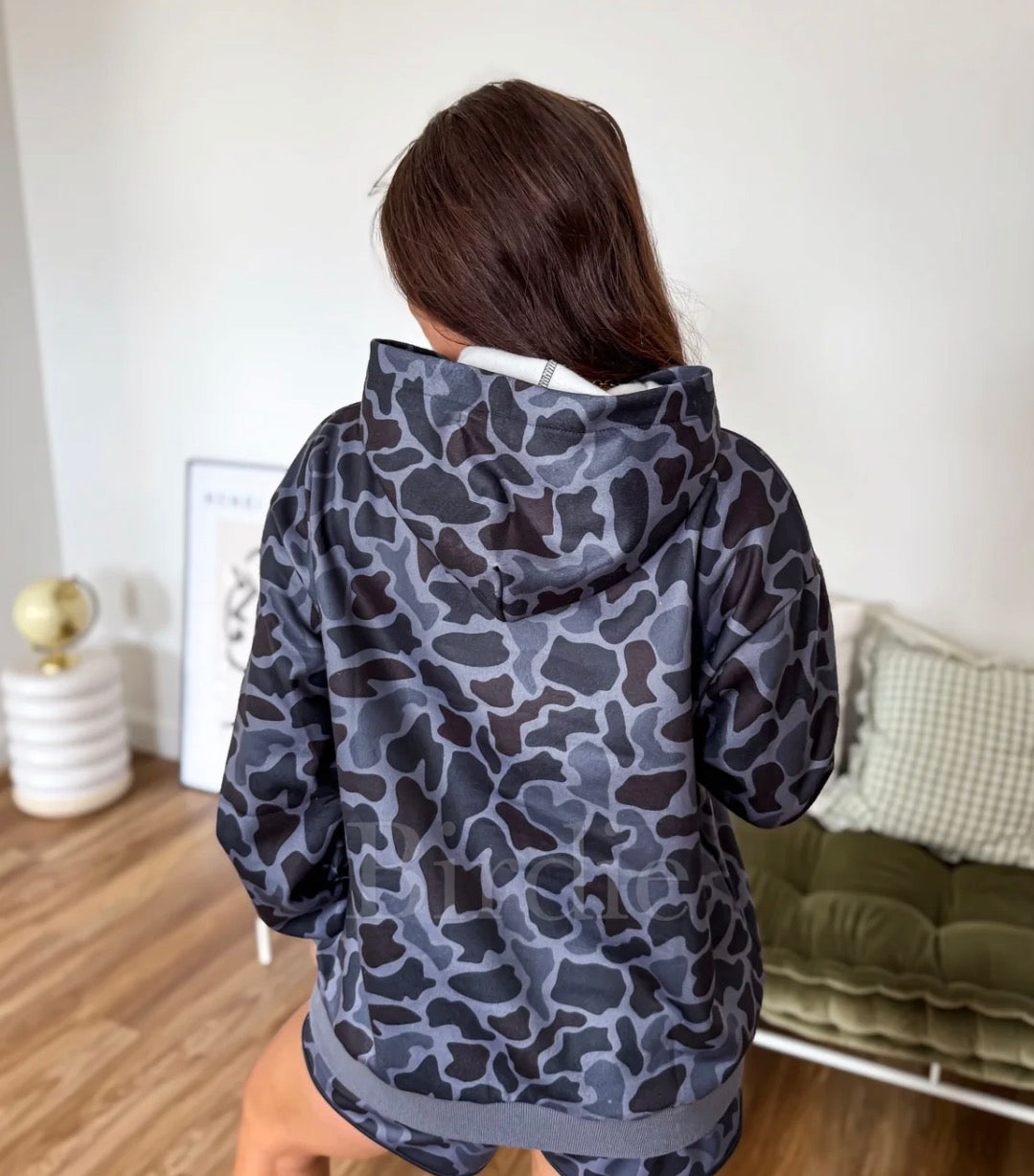 BIRDIE Blackout Duck Camo Hoodie