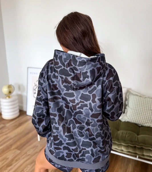BIRDIE Blackout Duck Camo Hoodie