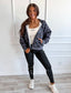 BIRDIE Full Zip Blackout Duck Camo Jacket
