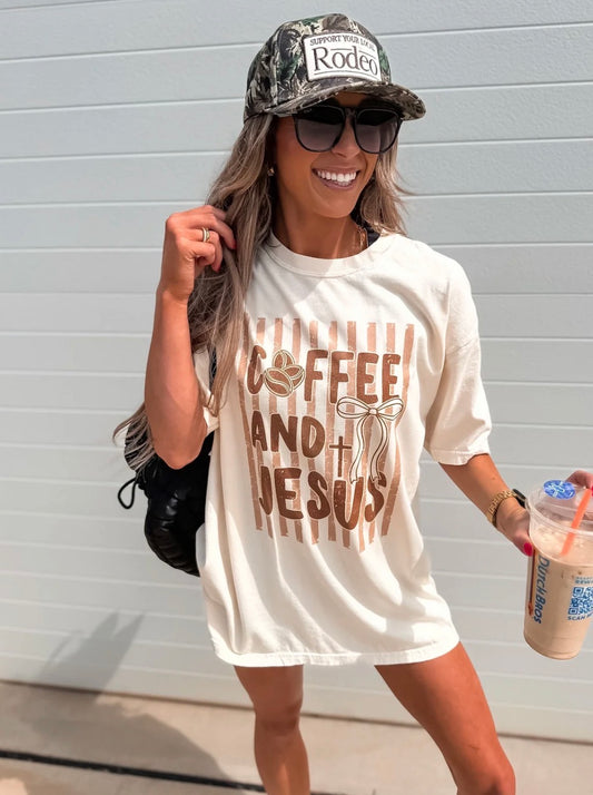 Coffee And Jesus Graphic Tee