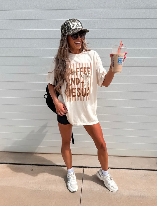 Coffee And Jesus Graphic Tee