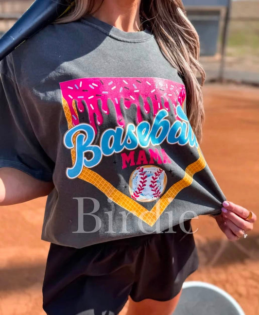 Baseball Mama Graphic Tee