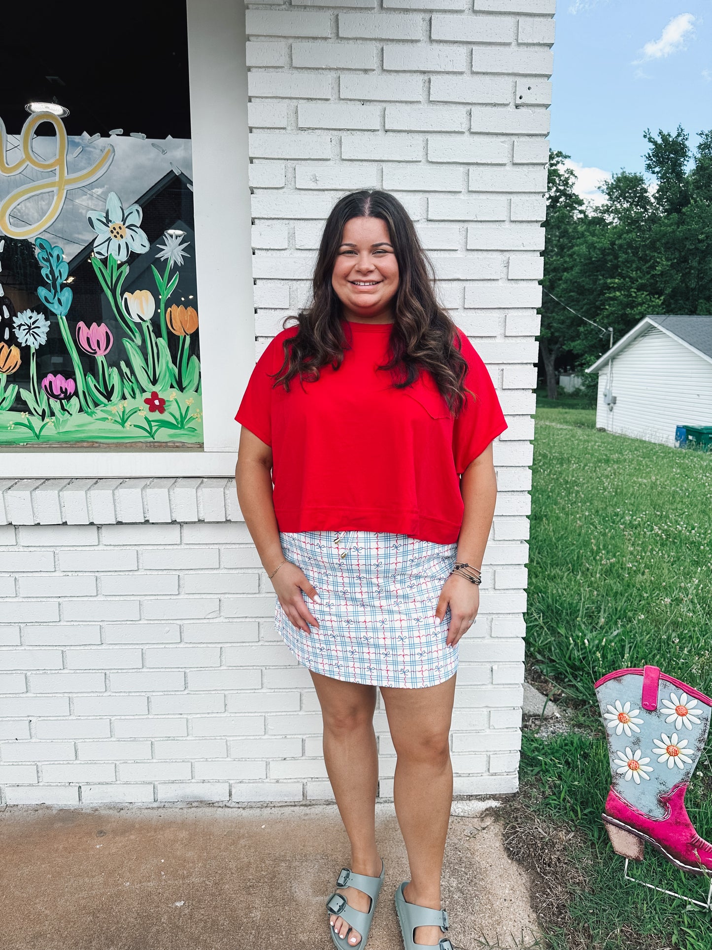 Birdie Printed Skort