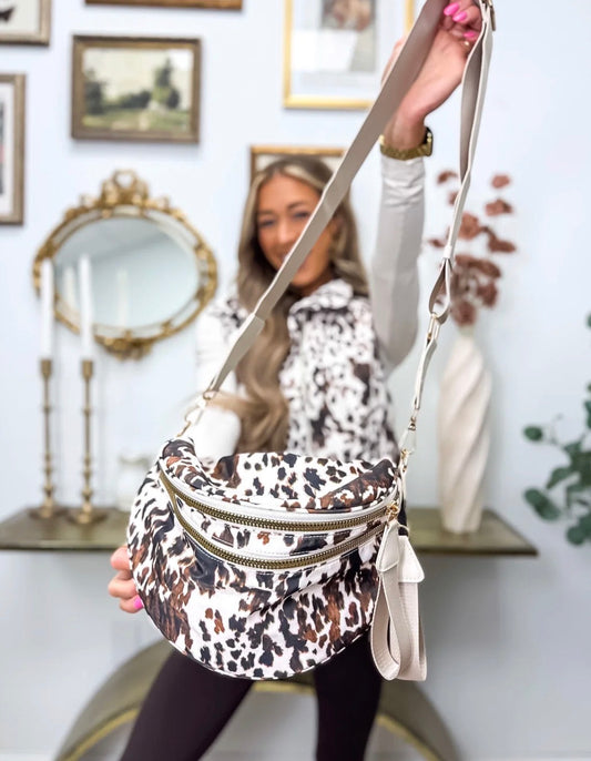 PREORDER Cow Print Crossbody