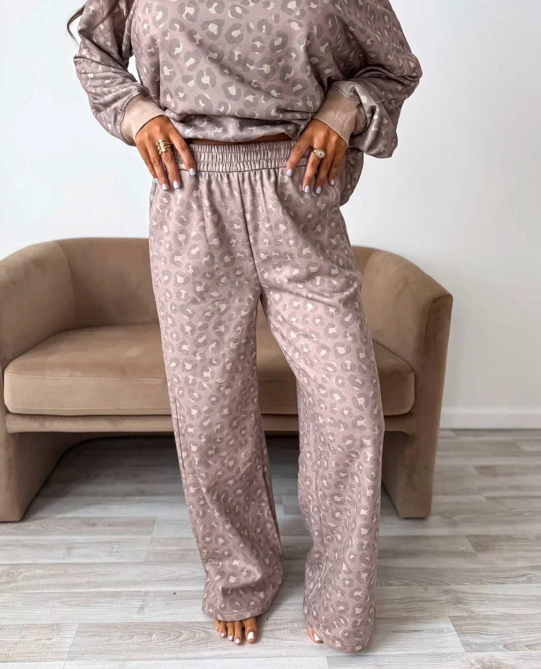 BIRDIE PREORDER Relaxed Terry Wide Leg Pants