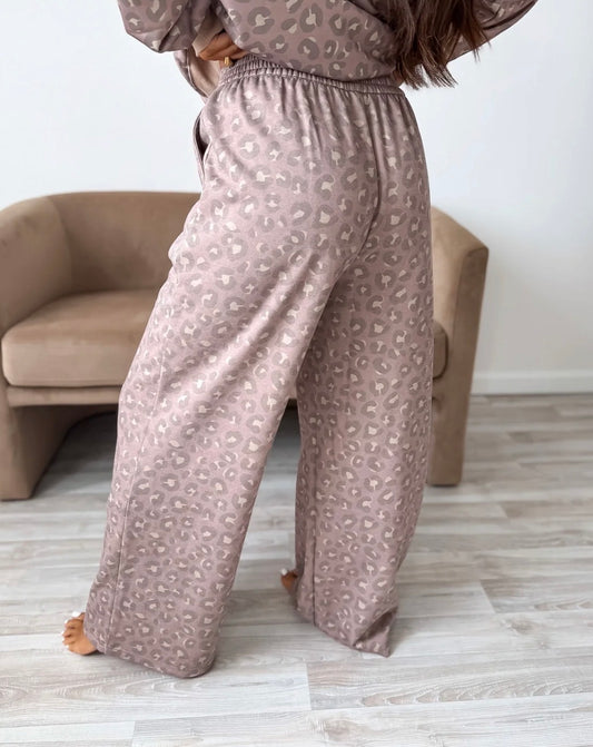 BIRDIE PREORDER Relaxed Terry Wide Leg Pants