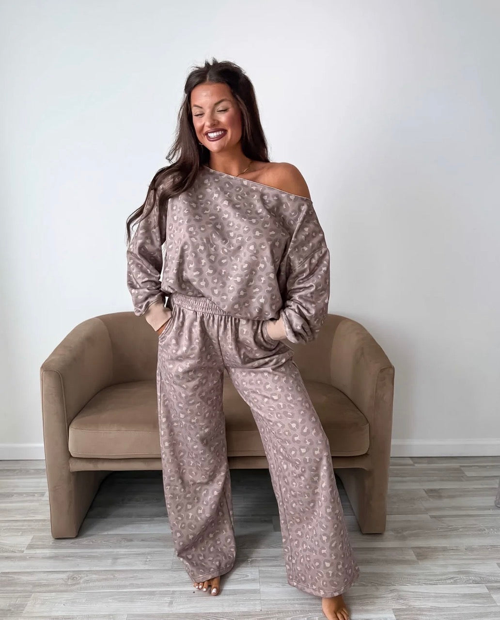 BIRDIE PREORDER Relaxed Terry Wide Leg Pants