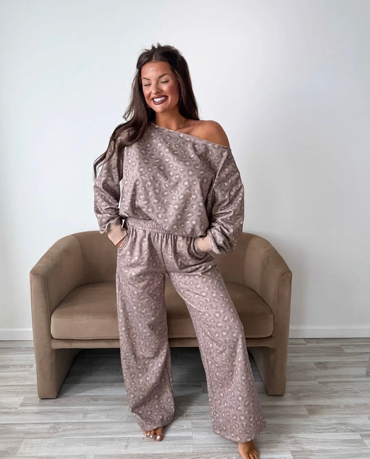 BIRDIE PREORDER Relaxed Terry Wide Leg Pants
