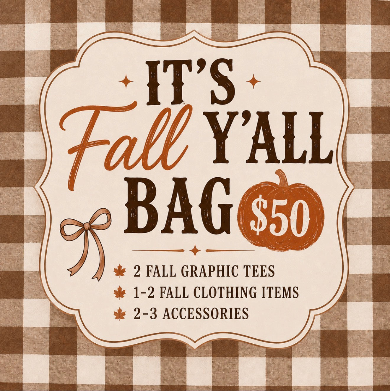 Fall Mystery Bags