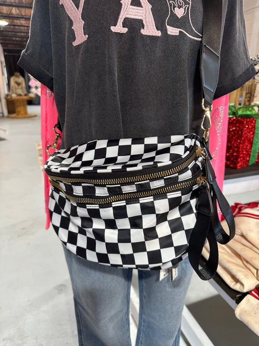 Checkered Bum Bag