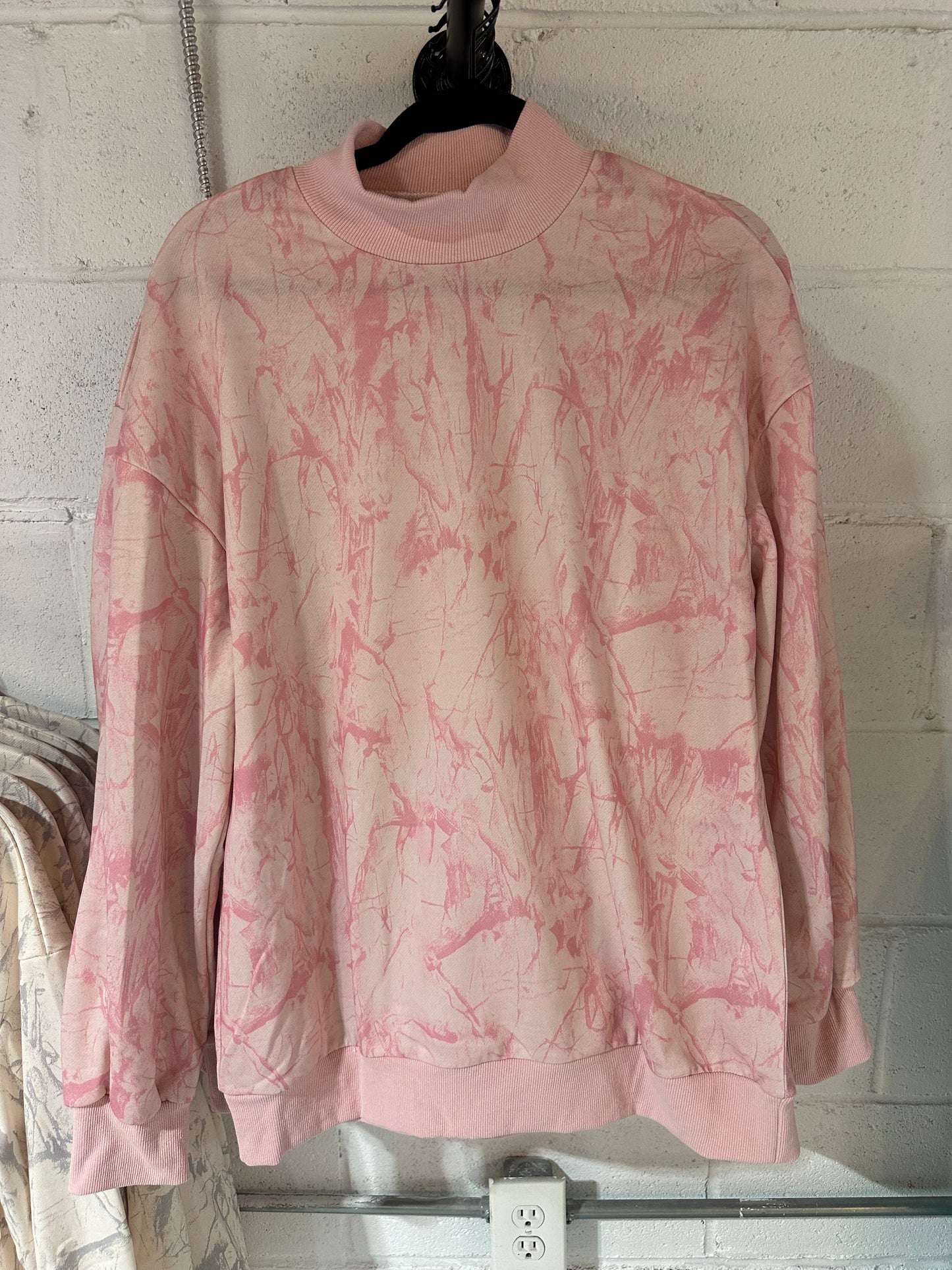 Camo Mock Neck