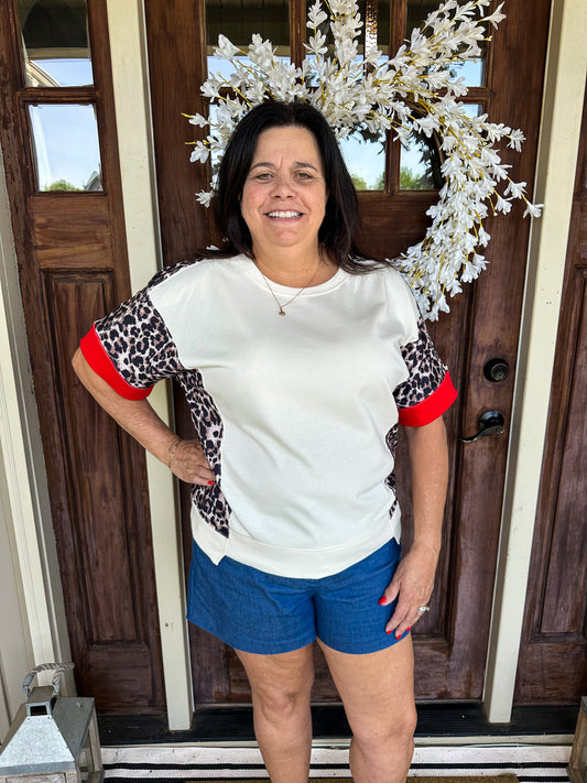 Leopard Top