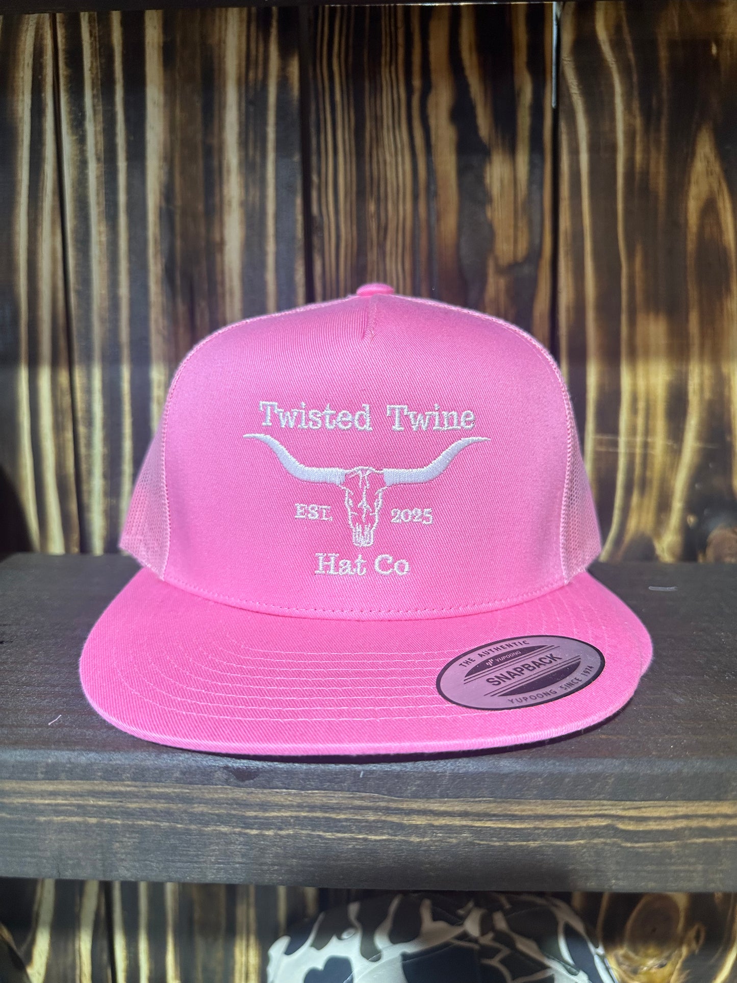 Twisted Twine Embroidered Hat