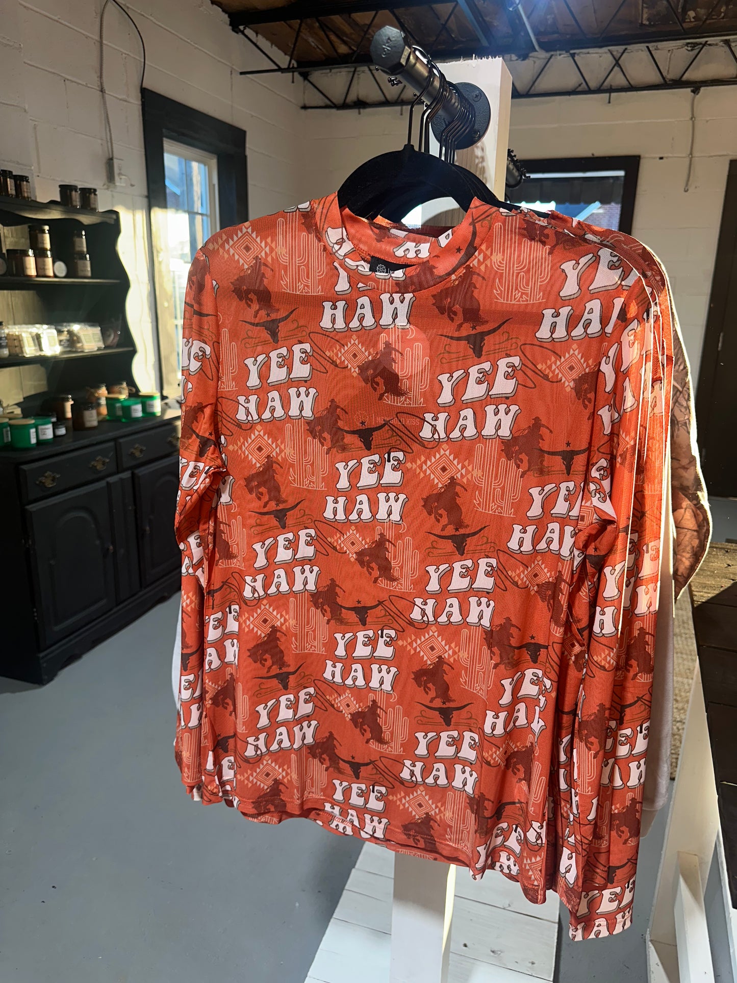 Yeehaw Mesh Top