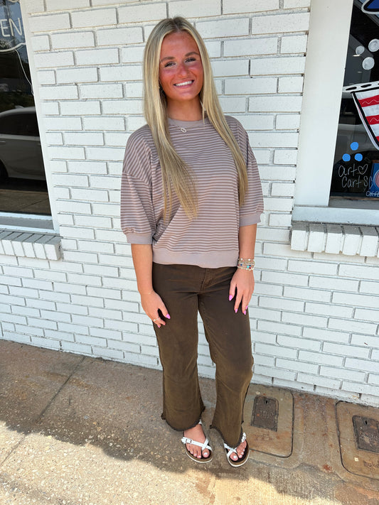 Stripe Zenana Top