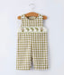 Green Plaid Fishing Romper
