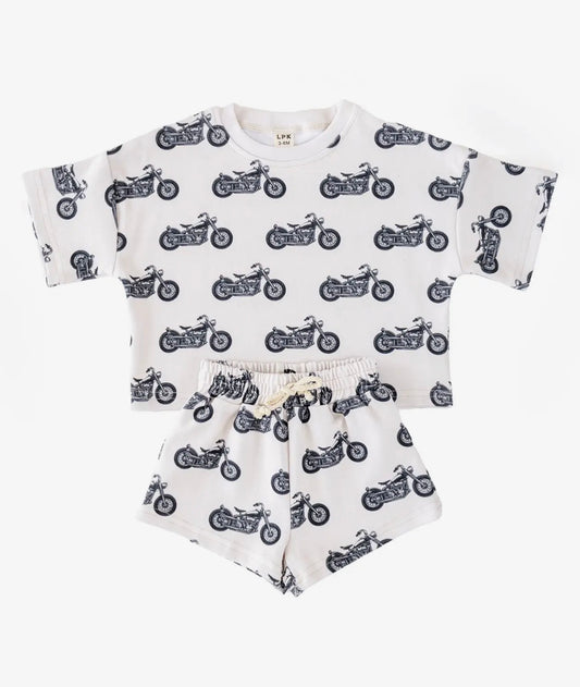 Born To Ride Shorts Set
