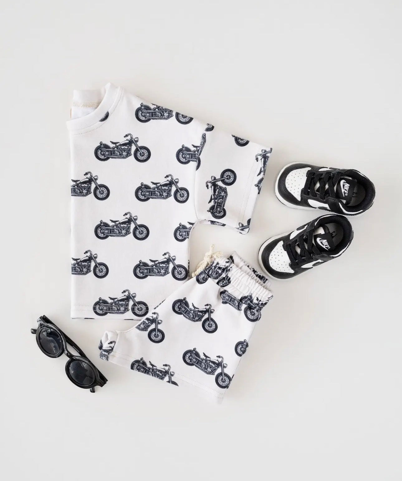 Born To Ride Shorts Set