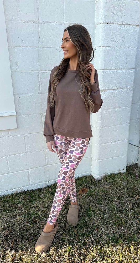 Camo Leggings - Flirty Duck Print